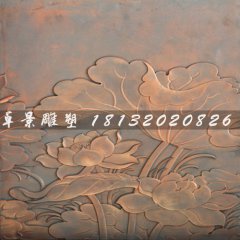 鍛造荷葉雕塑，銅荷葉雕塑
