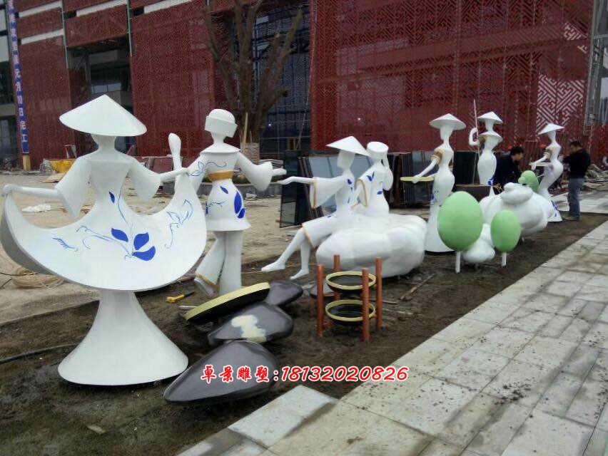 不銹鋼人物雕塑，不銹鋼人雕塑 (2)