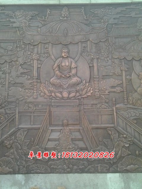 寺廟銅浮雕，紫銅浮雕 (3)