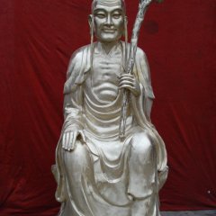 十八羅漢銅雕，鑄銅十八羅漢雕塑