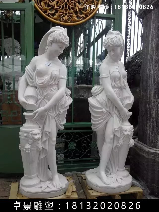 西方人物石雕，西方美女石雕 (4)