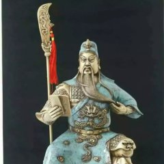 關(guān)帝圣君銅雕，鑄銅關(guān)帝圣君雕塑