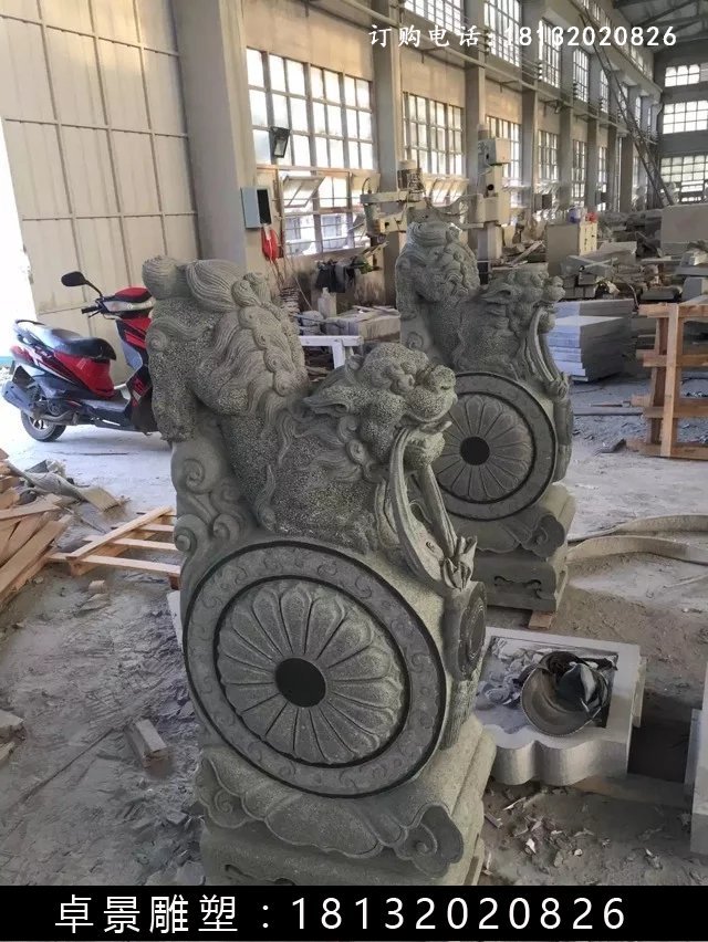 石抱鼓，石墩，獅子石抱鼓 (2)