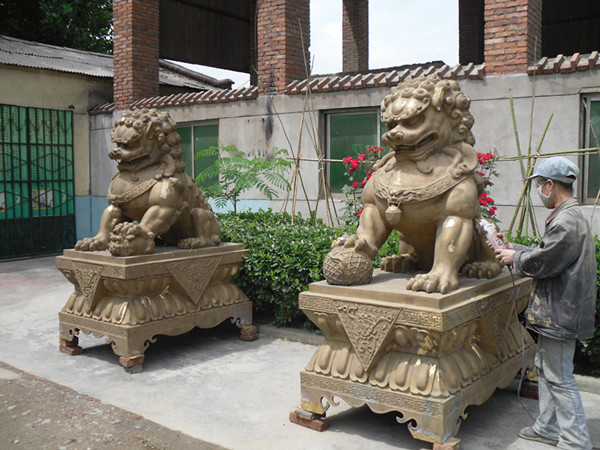 北京獅銅雕，獅子銅雕，鑄銅獅子雕塑