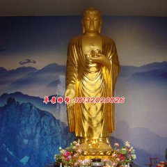 佛像銅雕，鎏金佛像銅雕