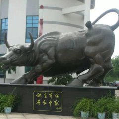 銅雕牛，孺子牛銅雕