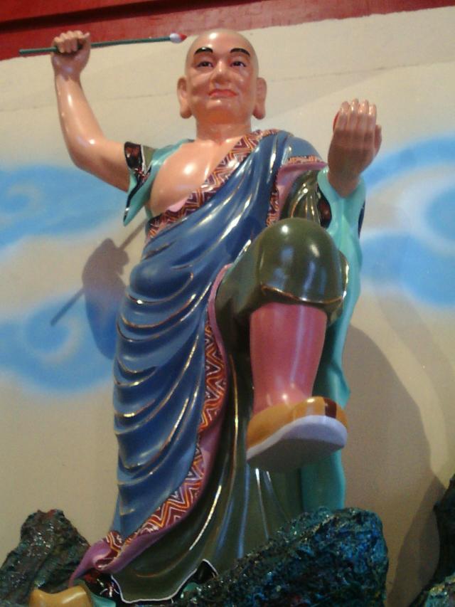 玻璃鋼十八羅漢雕塑，玻璃鋼彩繪羅漢雕塑 (2)