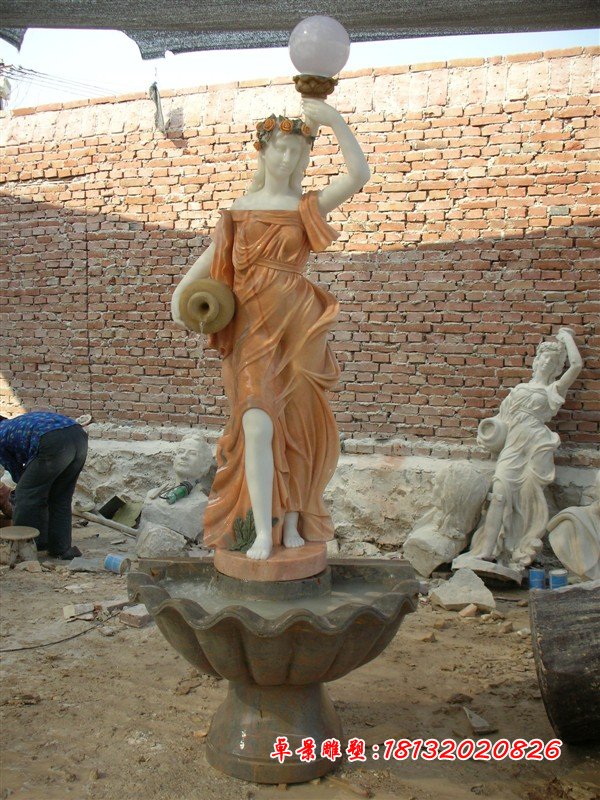 陽光女神噴泉，人物噴泉