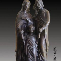 圣父圣母圣子銅雕，人物銅雕