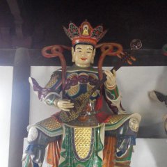玻璃鋼四大天王雕塑，彩繪四大天王玻璃鋼雕塑