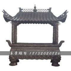 銅香爐，鑄銅香爐，銅方香爐