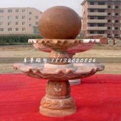 石頭風(fēng)水球，石雕風(fēng)水球雕塑