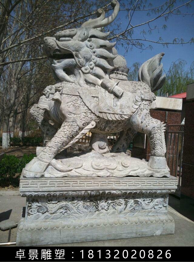 麒麟石雕，仿古麒麟石雕 (2)