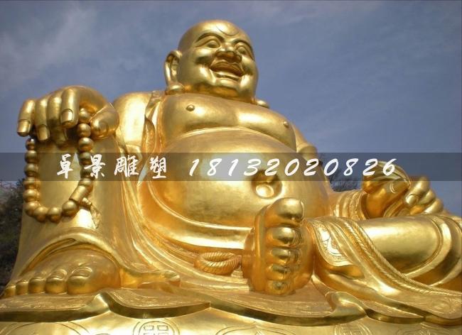 彌勒佛銅雕，銅佛像
