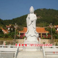 大型立式觀音，石雕觀音菩薩