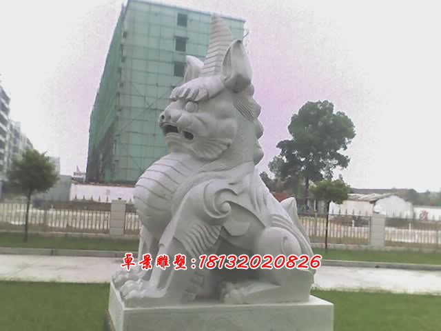 獨角獸石雕，法院獨角獸雕塑