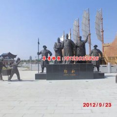 鄭和銅雕，鄭和下西洋銅雕