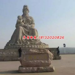 黃河母親石雕，廣場(chǎng)人物雕塑