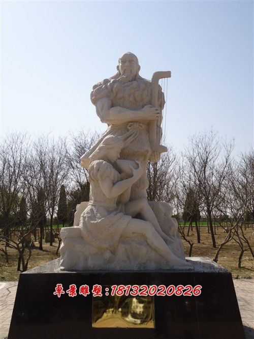 玻璃鋼伏羲雕塑，玻璃鋼人物雕塑 (1)