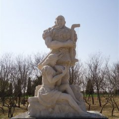 玻璃鋼伏羲雕塑，玻璃鋼人物雕塑