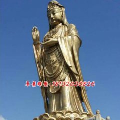 觀音銅雕，南海觀音銅雕