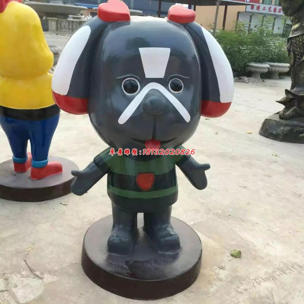 玻璃鋼十二生肖雕塑，玻璃鋼卡通動物雕塑 (4)