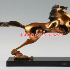 奔馬銅雕，鑄銅馬雕塑