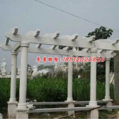 長廊石雕，公園走廊雕塑