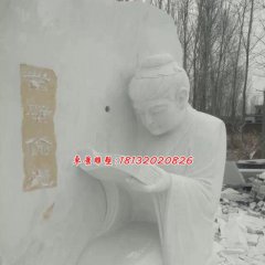 鑿壁偷光石雕，古代人物石雕