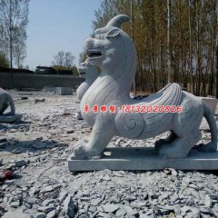 獨(dú)角獸石雕，法院門口石雕