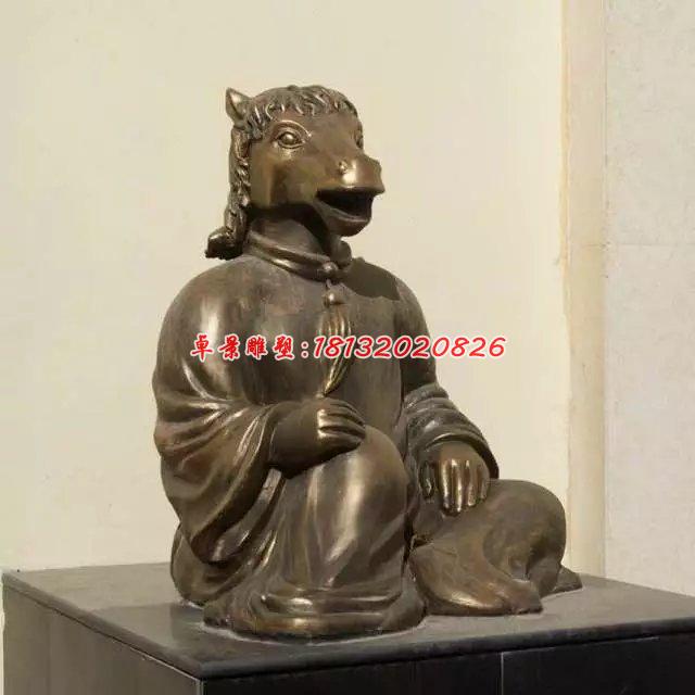 十二生肖銅雕，鑄銅十二生肖銅雕 (6)