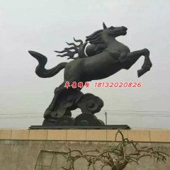 銅雕馬，馬踏祥云銅雕