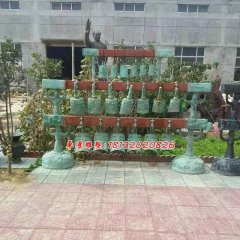 編鐘銅雕，青銅編鐘雕塑