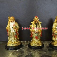 福祿壽三星銅雕，神仙銅雕