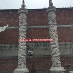 龍柱石雕，華表石雕，廣場柱子雕塑