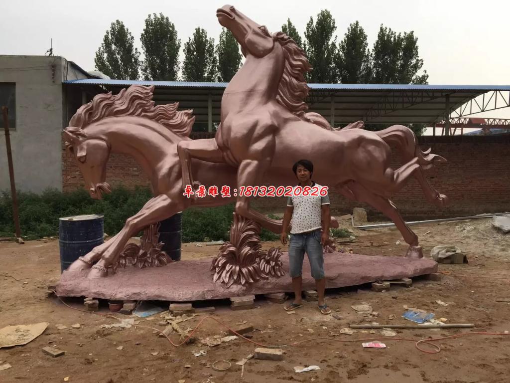 不銹鋼馬雕塑，廣場(chǎng)不銹鋼動(dòng)物雕塑