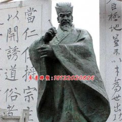 顏真卿銅雕，廣場古代人物銅雕