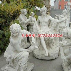 阿波羅與眾芙妮石雕，廣場景觀石雕
