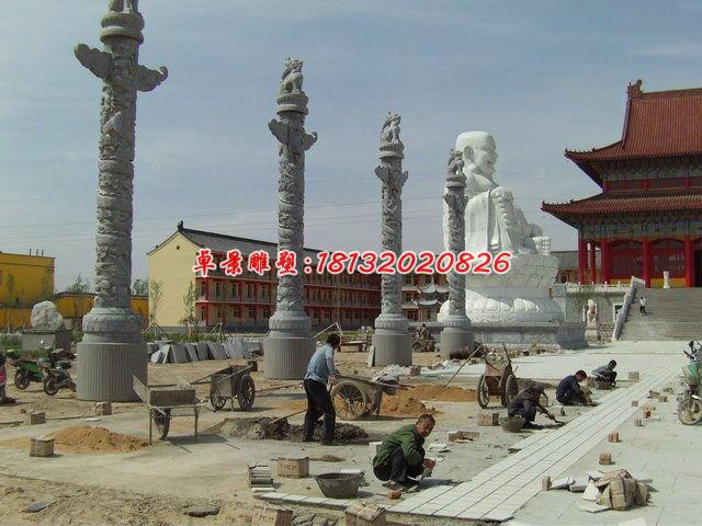 華表石雕，廣場(chǎng)大理石柱子雕塑