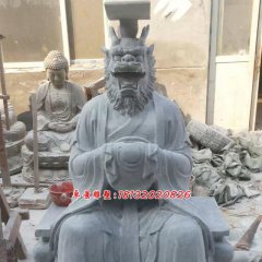 龍王石雕，大理石龍王雕塑
