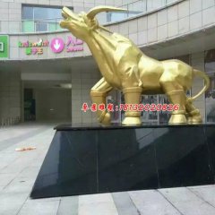 大黃牛銅雕，廣場(chǎng)銅牛雕塑