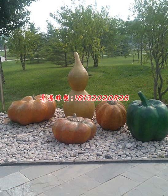 玻璃鋼蔬菜雕塑，公園玻璃鋼雕塑