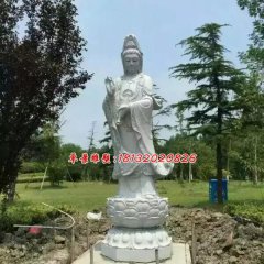 大理石觀音雕塑，觀音菩薩石雕