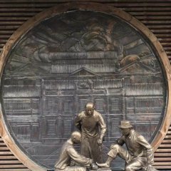 修腳銅雕，廣場(chǎng)景觀銅雕，小品銅雕