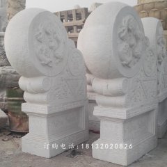 石雕門鼓，大型石門墩