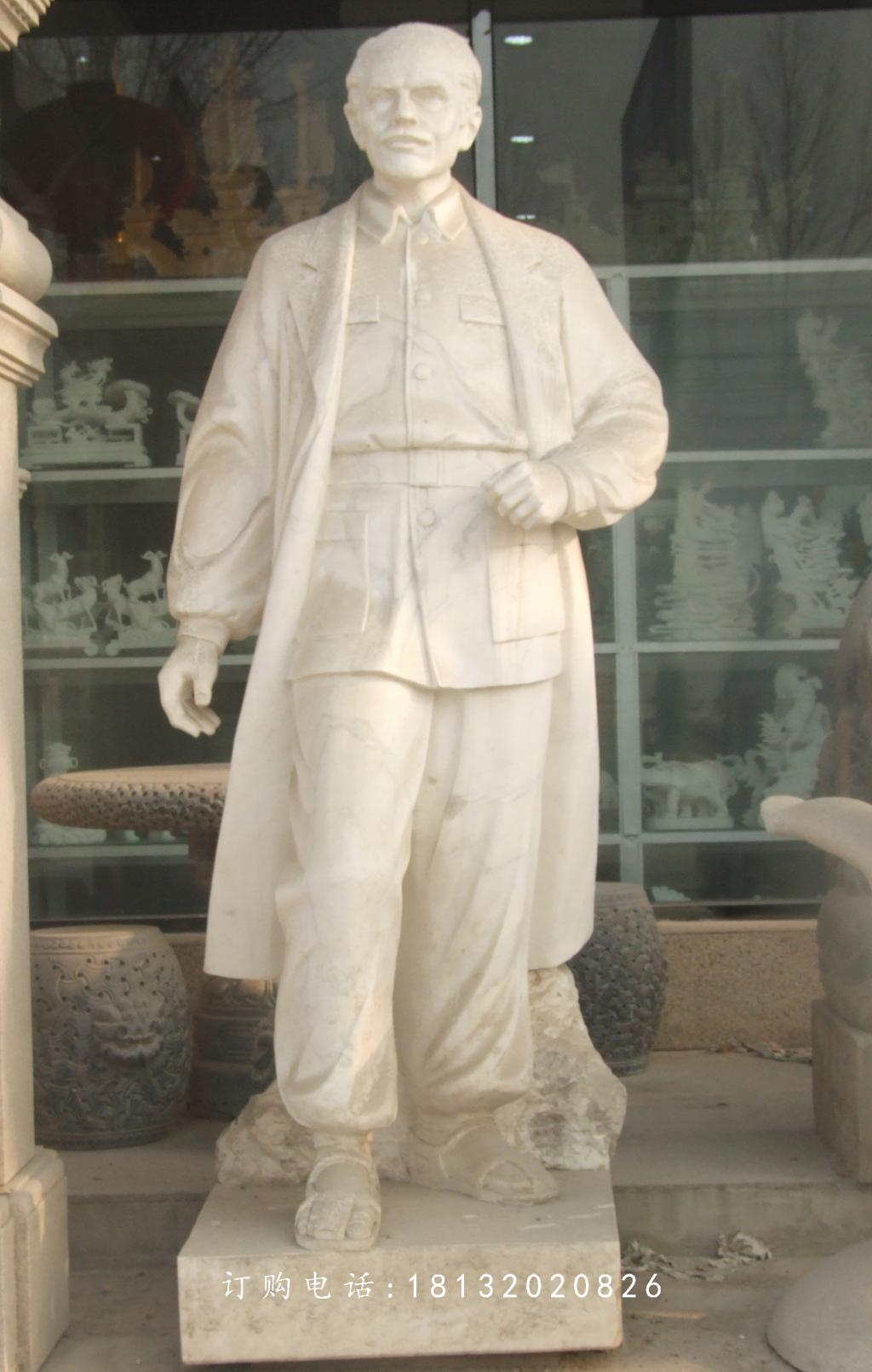 白求恩石雕，大理石醫(yī)院名人雕塑1