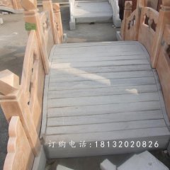 晚霞紅石拱橋雕塑，公園小橋石雕