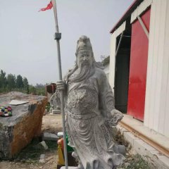 關(guān)公石雕，招財(cái)進(jìn)寶石雕，古代名人石雕