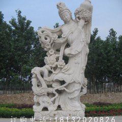 天女散花石雕，廣場景觀石雕