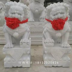 北京獅，漢白玉獅子雕塑